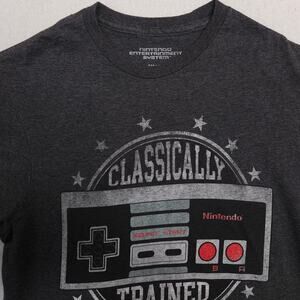Nintendo Entertainment System Short SleeveT Shirt Adult Mens Size S Gray